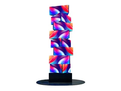 Pantalla LED giratòria d'ADN mecànica multi-capes